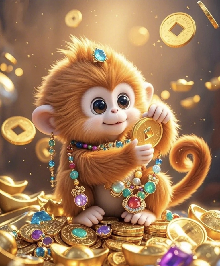 招財猴蘋果版招財熊貓?zhí)O果版-第1張圖片-太平洋在線下載